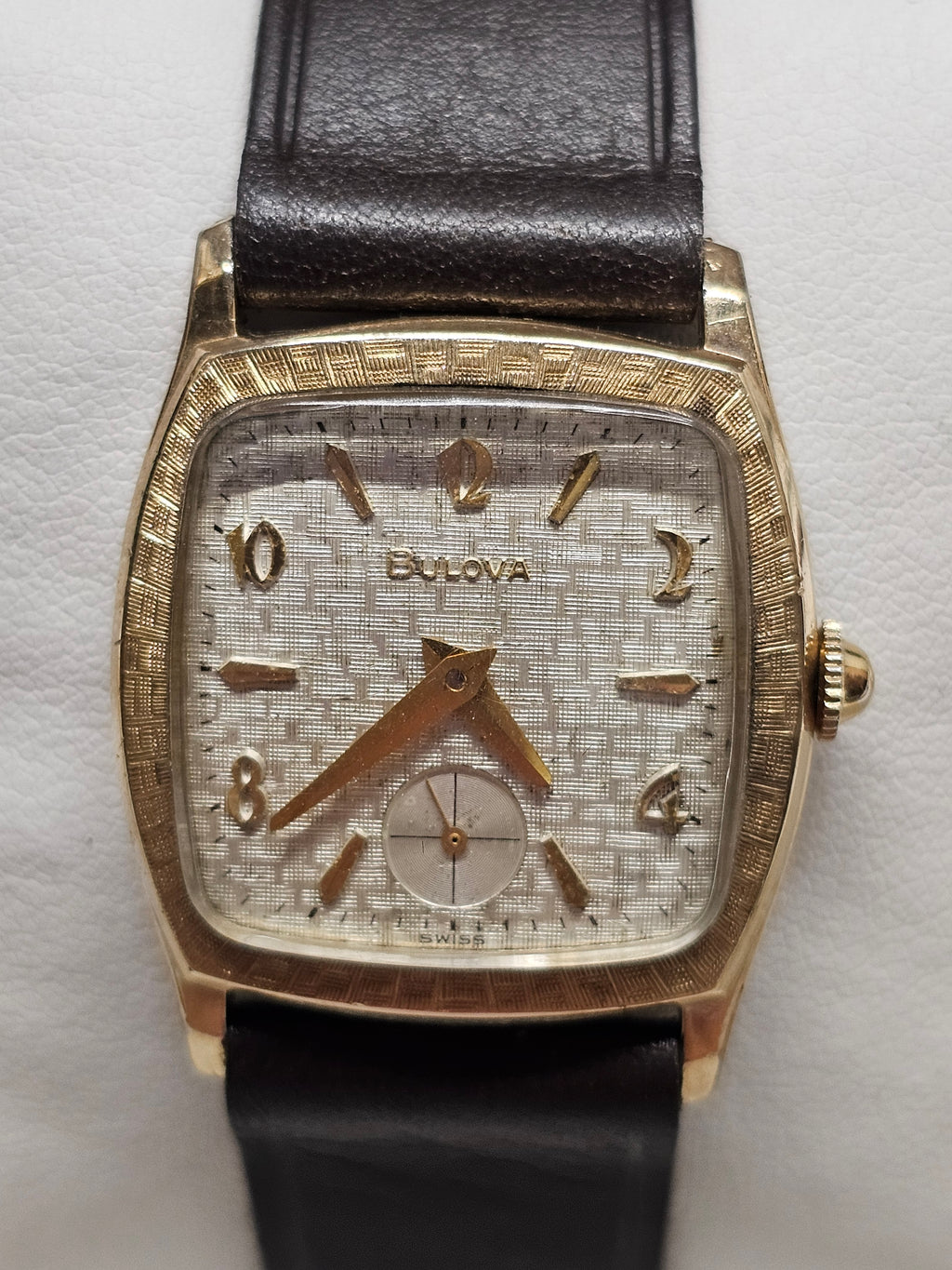 BULOVA, Vintage 1950s, 10K RGP Bezel & Steel Back, Men's Watch - $6K APR w/  COA!