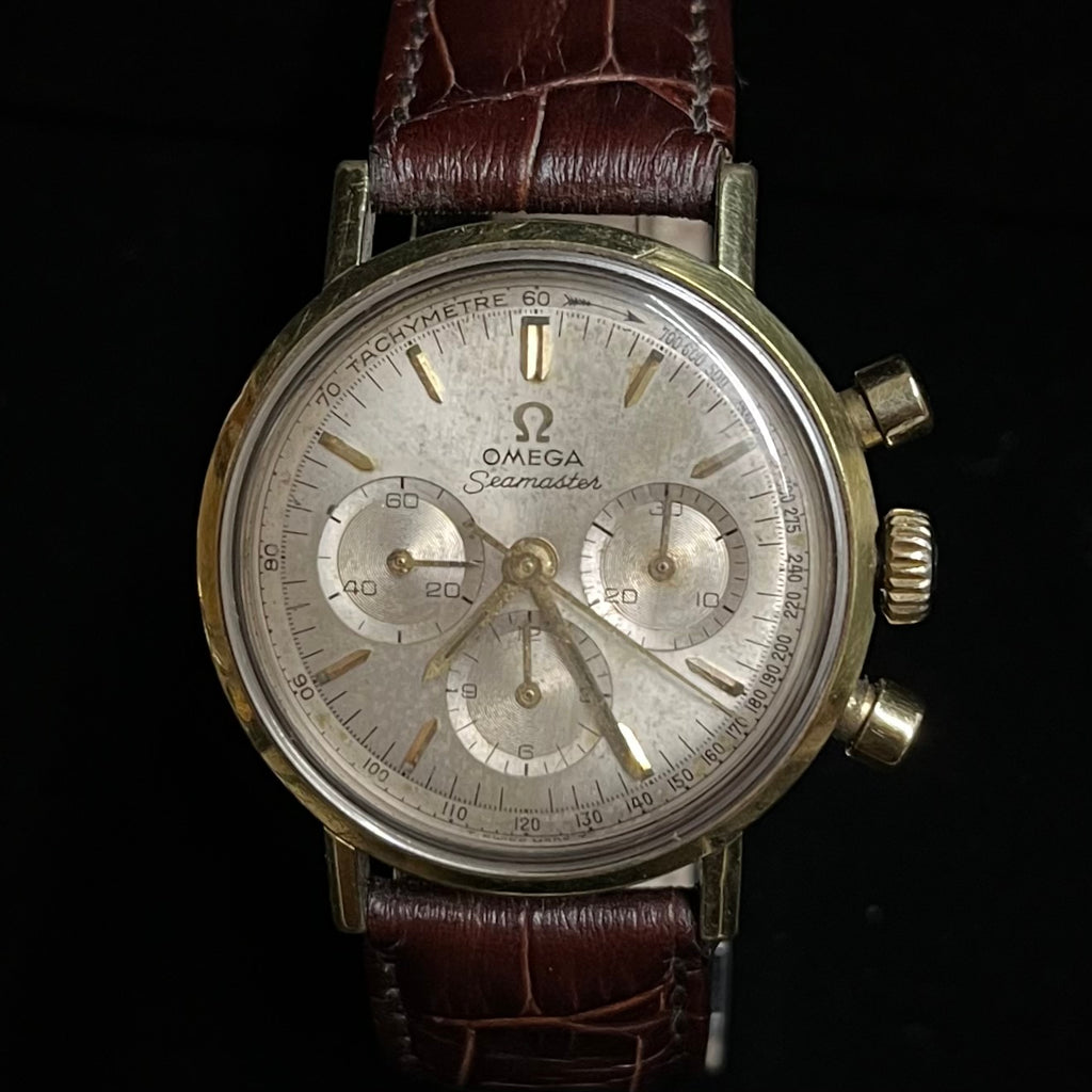 OMEGA Seamaster Vintage circa 1945 Watch w/Silver Oyster Dial - $20K A