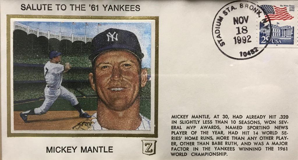 Mickey Mantle Autographed Magazine With Rare Commemorative- $6K APR w/