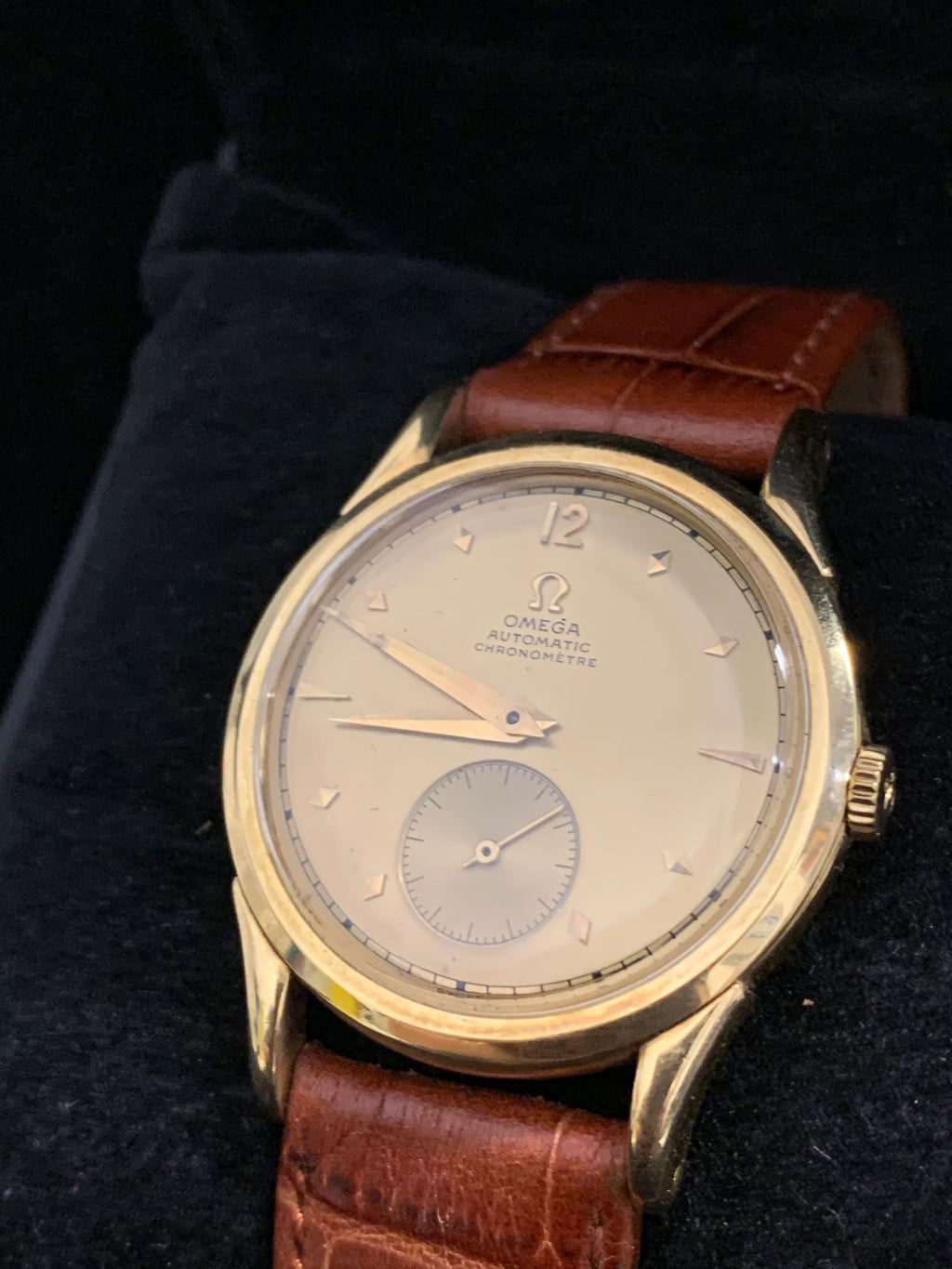 OMEGA Automatic Chronometer 18K Yellow Gold Watch - $10K APR Value w/ CoA!