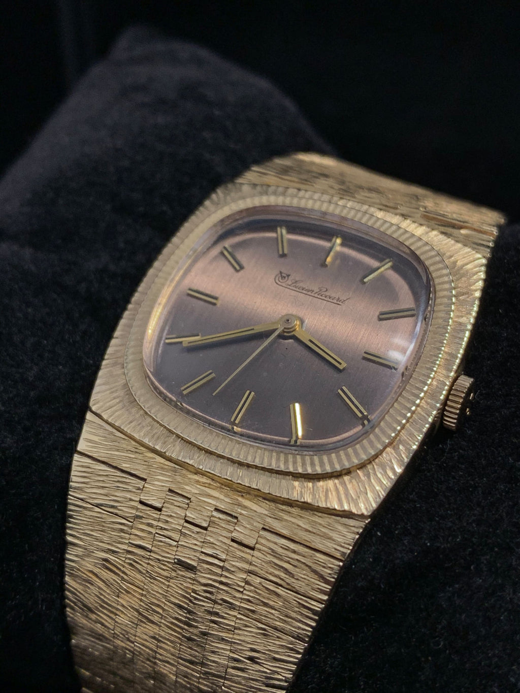 Lucien piccard 14k online gold watch