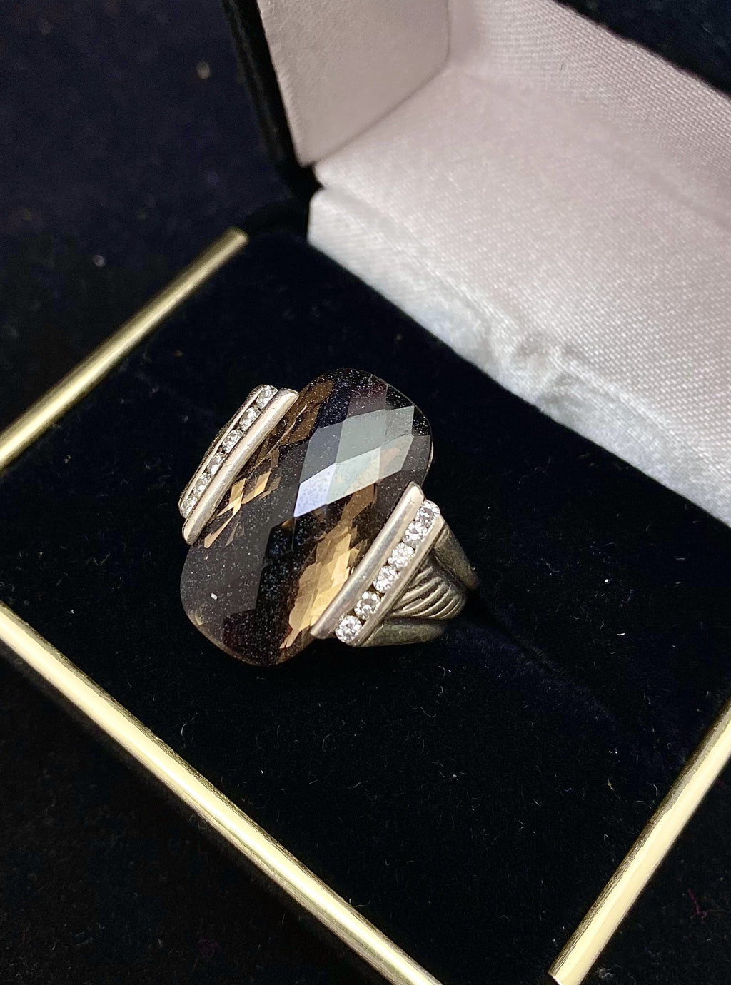 David yurman smoky hot sale quartz ring