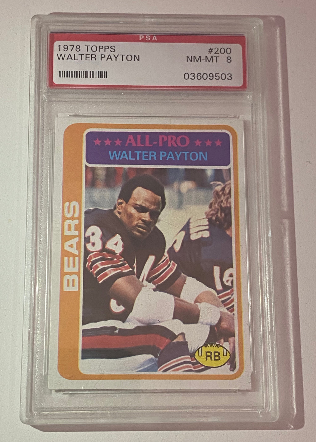 1986 Topps Bears Team (Walter Payton)