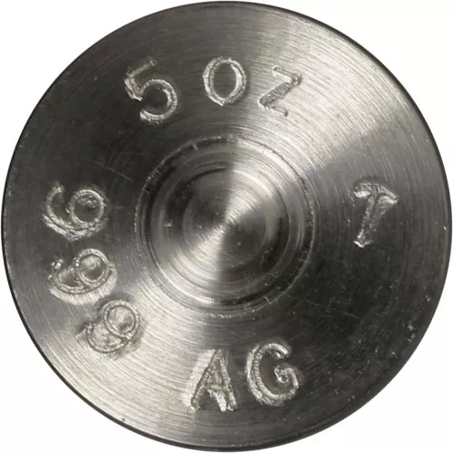 5 oz. .999 Pure Silver Bullet 12 Gauge Shotgun Shell