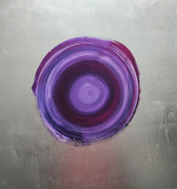 OOAK Silver Abstract Contemporary Painting ,Brendan Cass - $80K APR w/ CoA! APR57
