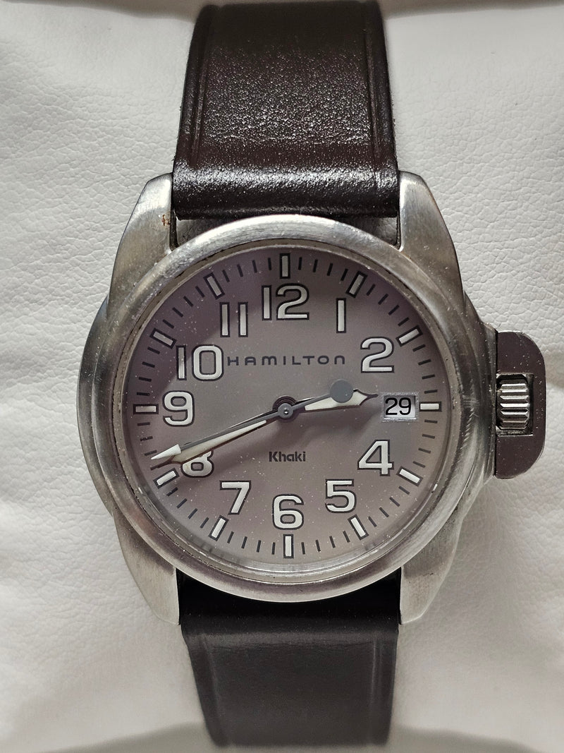 HAMILTON Kakhi Style, Date Feature, Brand New, Men's Watch - $3.5K APR w/ COA!!! APR 57