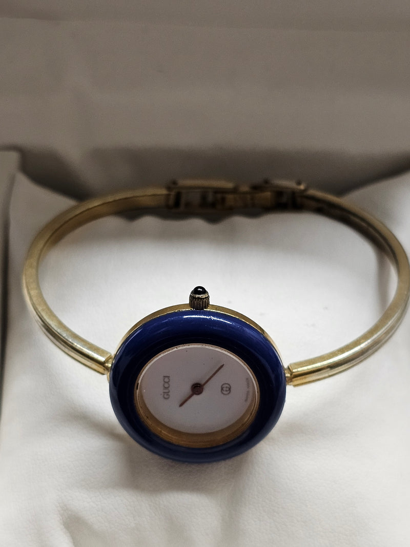 GUCCI Ladies Vintage circa 1980's, Very Unique Gold Tone Watch - $4K APR w/ COA! APR 57