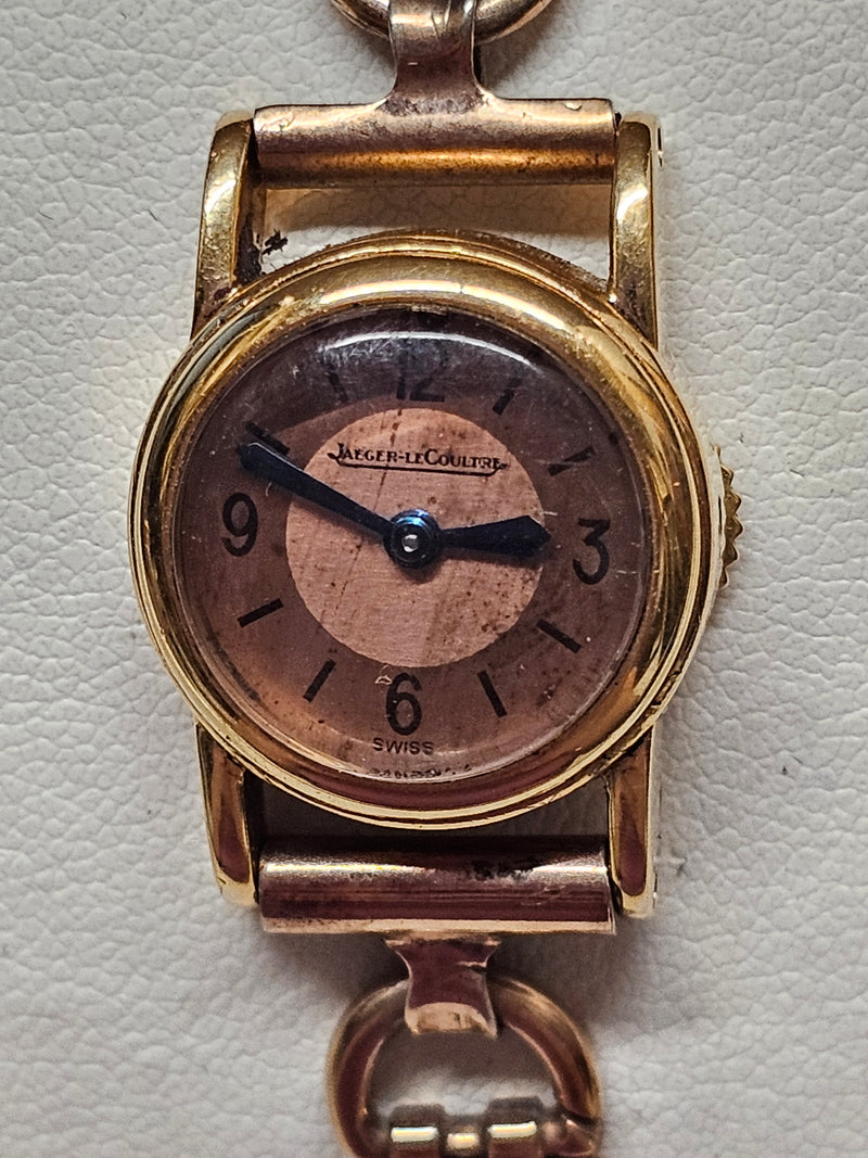 JAEGER LECOULTRE, 18K RG, Back Winding, Unique Ladies Watch - $20K APR w/ COA!!! APR 57