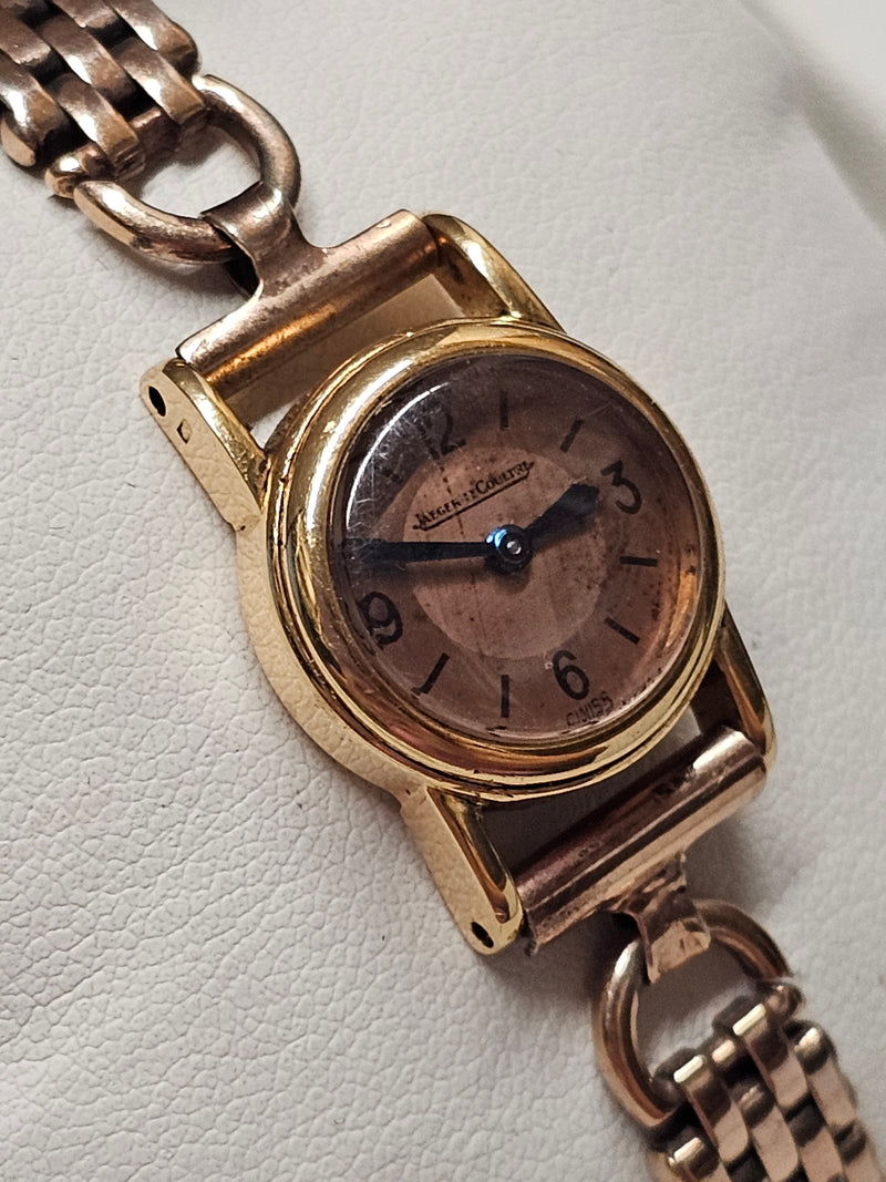 JAEGER LECOULTRE, 18K RG, Back Winding, Unique Ladies Watch - $20K APR w/ COA!!! APR 57