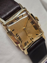 BULOVA Solid YG Vintage 1940's Unique Fancy Case Design Watch - $10K APR w/ COA! APR 57