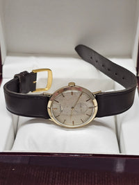 Longines Solid YG From 1950's Men's Watch with Sub Second Dial - $8K APR w/ COA! APR 57