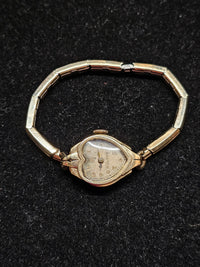 Bulova circa 1940s Gold-Tone Ladies' Watch: Unique Heart Shape - $5K APR w/ COA! APR 57