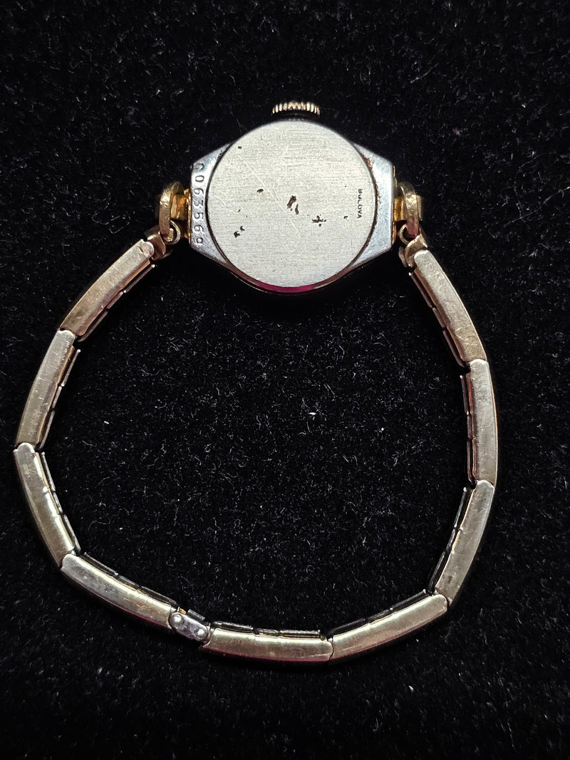 Bulova circa 1940s Gold-Tone Ladies' Watch: Unique Heart Shape - $5K APR w/ COA! APR 57