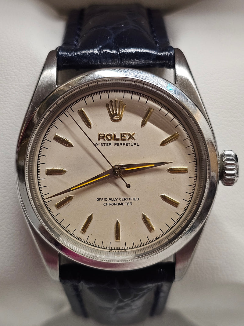 Rolex Vintage C. 1953 Semi Bubble Back SS Men's Wrist Watch - $20K APR w/ COA!!! APR 57