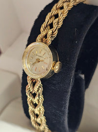 TIFFANY Vintage 1950s  Solid Yellow Gold Unique Ladies Watch - $30K APR w/ COA!! APR 57