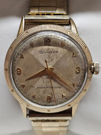 BULOVA Vintage 10K GF, Unique Design Flexible Bracelet, Watch - $5K APR w/ COA!! APR57