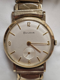 BULOVA, 10K GF, Men's Incredibly Beautiful Vintage 1957 Watch - $6K APR w/ COA! APR 57