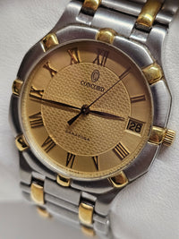 CONCORD Saratoga, 18K YG & SS, w/ Date Feature, Men's Watch - $10K APR w/ COA!!! APR57