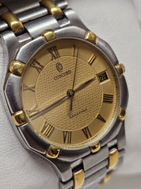 CONCORD Saratoga, 18K YG & SS, w/ Date Feature, Men's Watch - $10K APR w/ COA!!! APR57