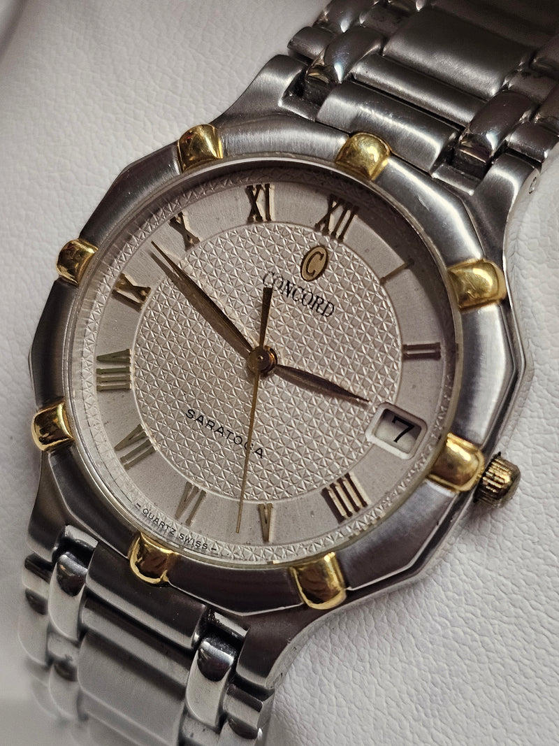 CONCORD Saratoga, Date Feature, Unique & Beautiful Men's Watch - $8K APR w/ COA! APR57