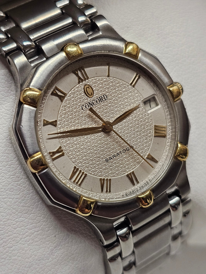 CONCORD Saratoga, Date Feature, Unique & Beautiful Men's Watch - $8K APR w/ COA! APR57