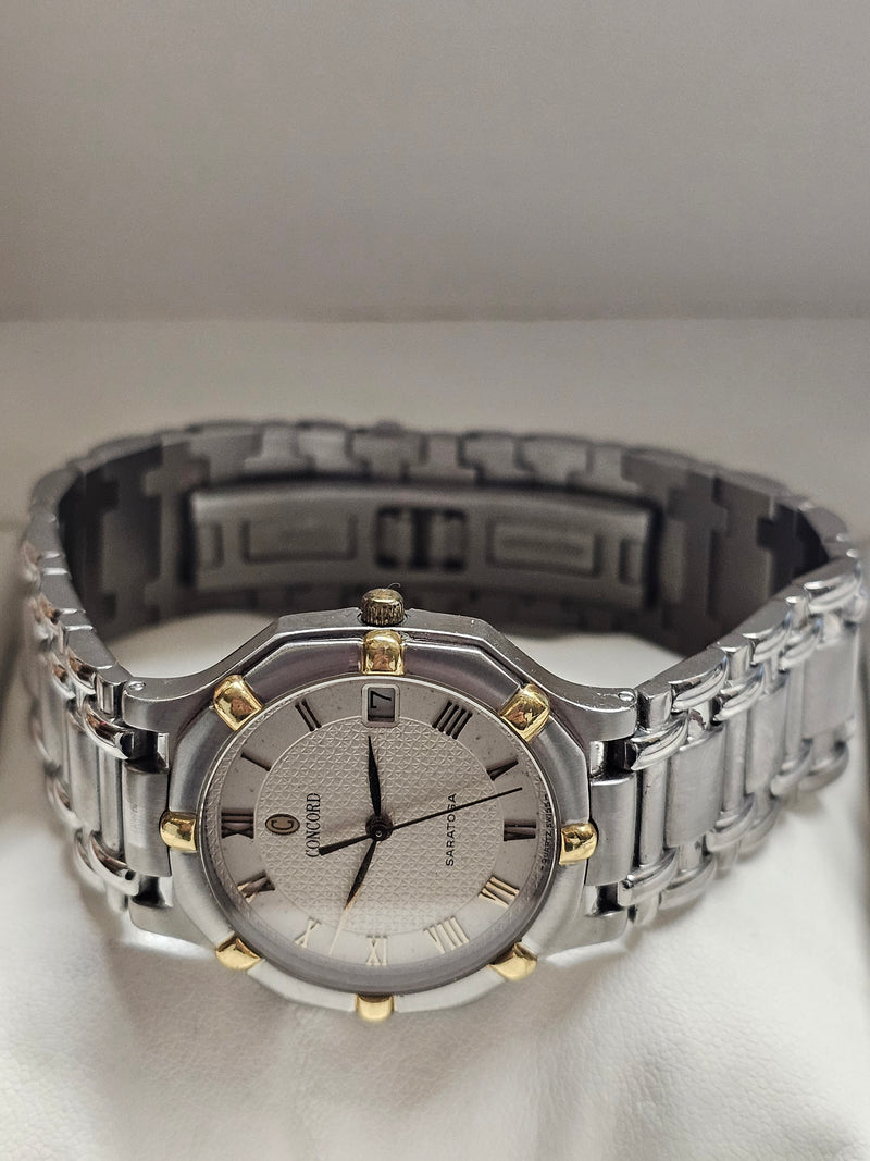 CONCORD Saratoga, Date Feature, Unique & Beautiful Men's Watch - $8K APR w/ COA! APR57