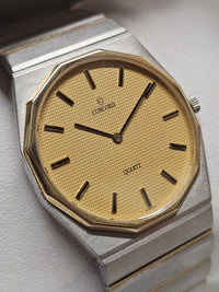 CONCORD, 18K Yellow Gold & SS, Beautiful Design, Unisex Watch - $8K APR w/ COA! APR57