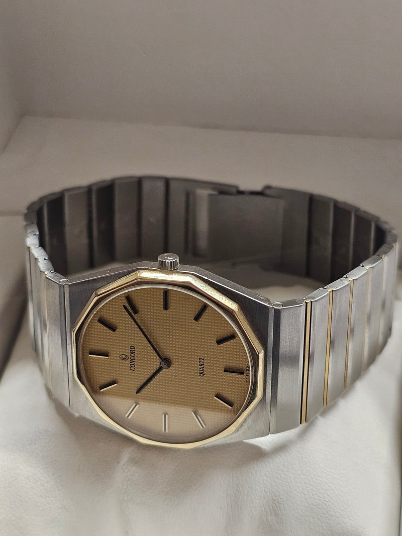 CONCORD, 18K Yellow Gold & SS, Beautiful Design, Unisex Watch - $8K APR w/ COA! APR57