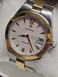 CONCORD 18K Yellow Gold and SS, Date Feature, Men's Wristwatch- $10K APR w/ COA! APR57