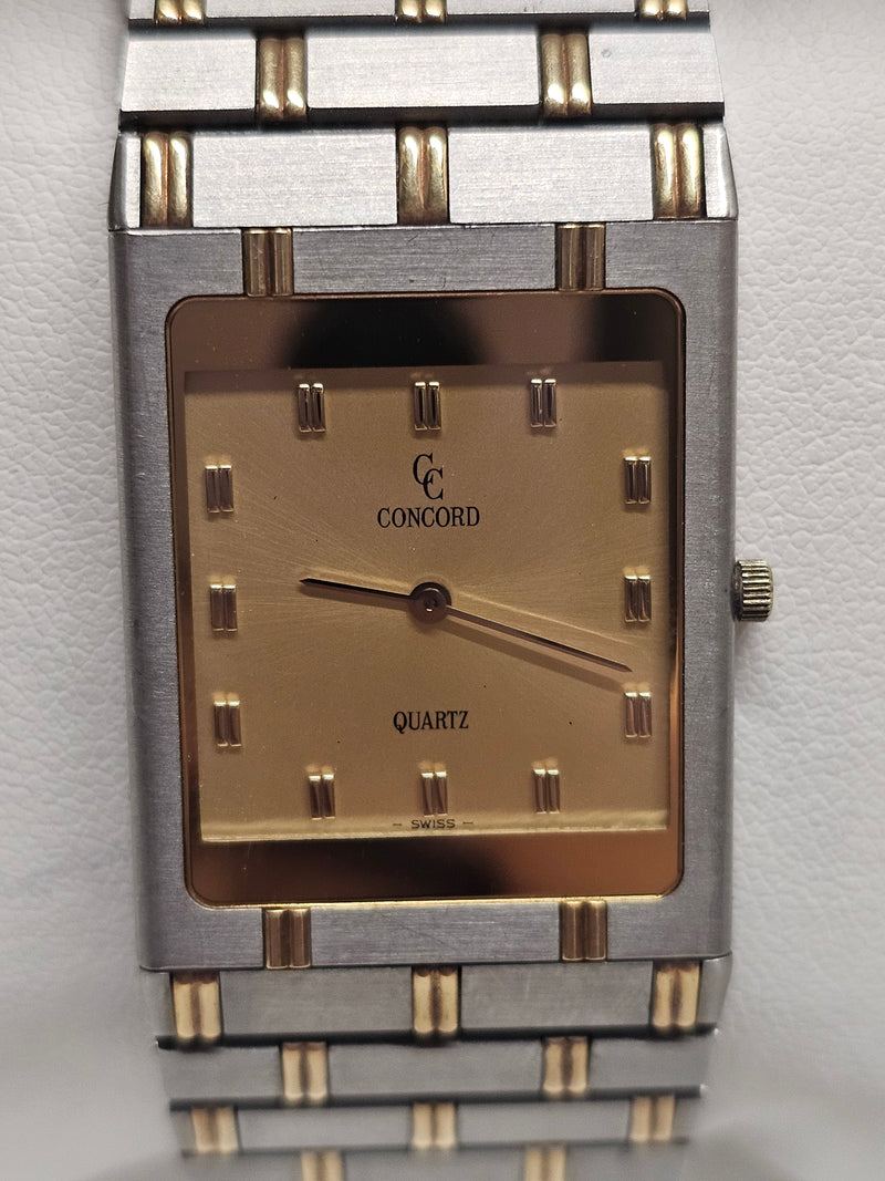 Concord, Ultra Thin SS & 18K Yellow Gold, Beautiful Wristwatch- $16K APR w/ COA! APR57