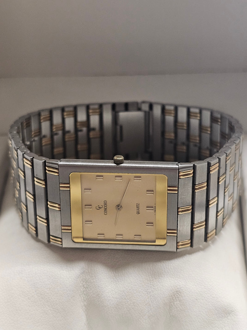 Concord, Ultra Thin SS & 18K Yellow Gold, Beautiful Wristwatch- $16K APR w/ COA! APR57