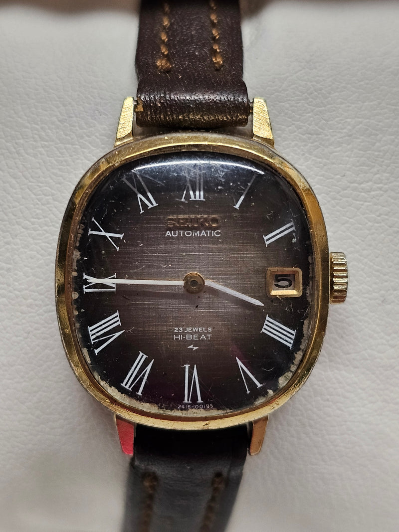 SEIKO, Gold Tone & Steel, Beautiful & Rare Dial, Men's Watch - $5K APR w/ COA!!! APR57