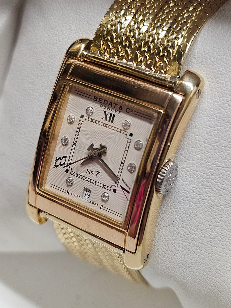 BEDAT & Co, Gold Tone Case & 18K YG Bracelet, Ladies Watch - $30K APR w/ COA!!!! APR57