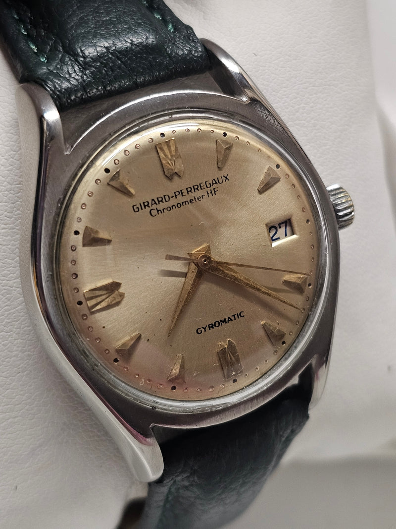 GIRARD-PERREGAUX, Chronometer HF, 1950's, Unique Men's Watch - $10K APR w/ COA!! APR57