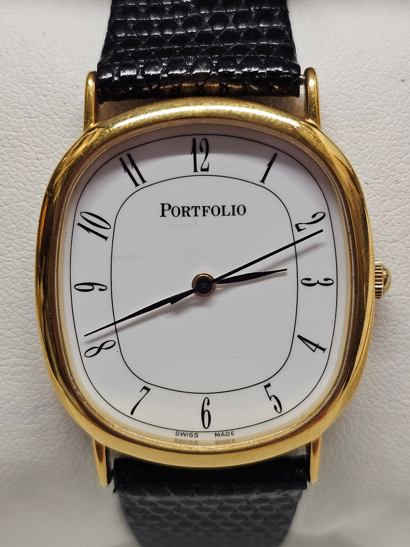 PORTOFOLIO By Tiffany & Co. Gold Tone, Beautiful Men's Watch - $3.5K APR w/ COA! APR57