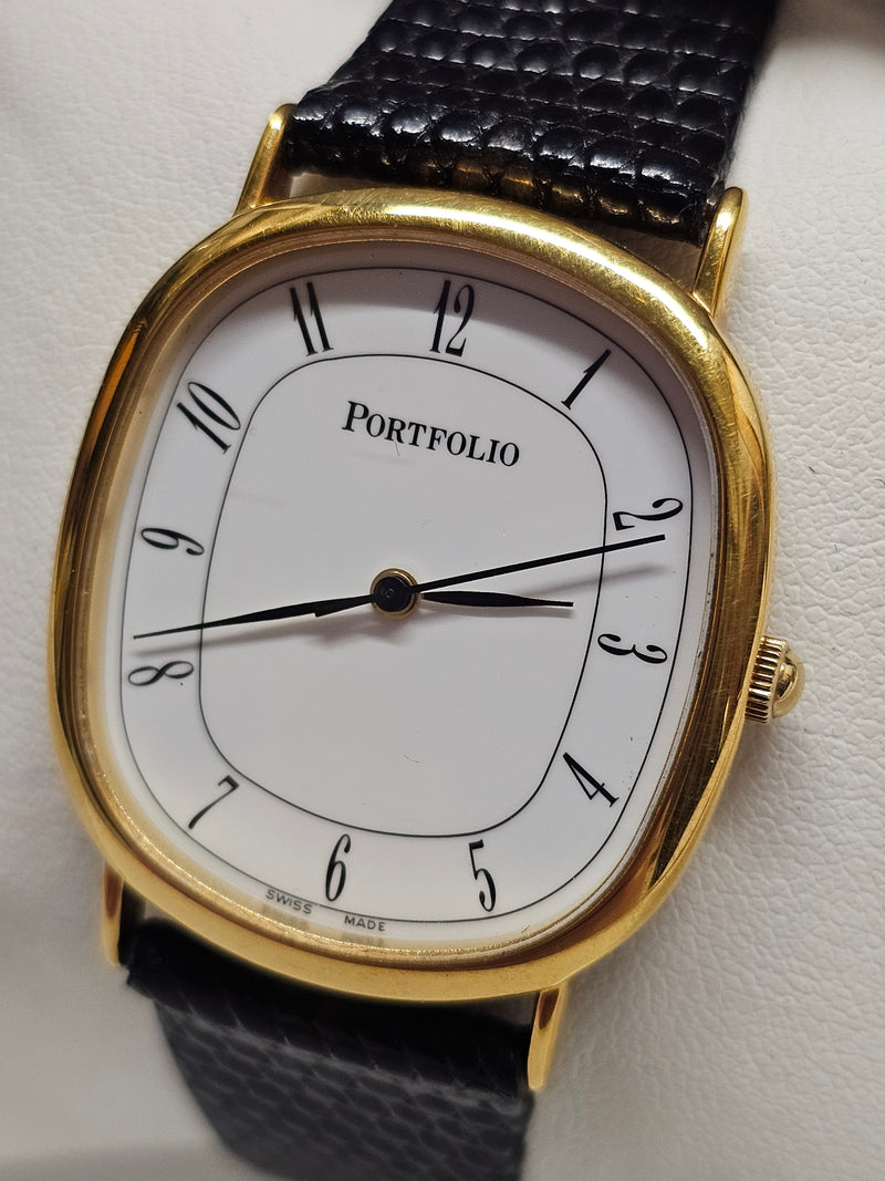 PORTOFOLIO By Tiffany & Co. Gold Tone, Beautiful Men's Watch - $3.5K APR w/ COA! APR57