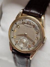 HAMILTON, 10K GF, Beautiful 1940s Vintage Men's Wristwatch - $7K APR w/ COA!!!!! APR57