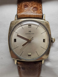 HAMILTON, 10K RGP, Vintage from 1950s, Unique Men's Wristwatch - $6K APR w/ COA! Apr57