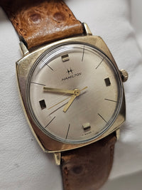 HAMILTON, 10K RGP, Vintage from 1950s, Unique Men's Wristwatch - $6K APR w/ COA! Apr57