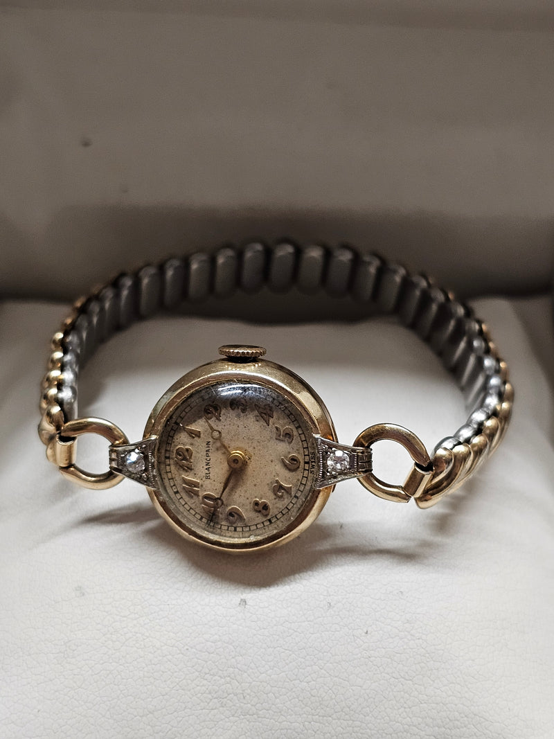 BLANCPAIN, 14K Rose Gold, Unique 1920s Vintage Ladies Watch - $20K APR w/ COA!!! APR57