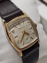 BULOVA, Vintage 1950s, 10K RGP Bezel & Steel Back, Men's Watch - $6K APR w/ COA! APR57