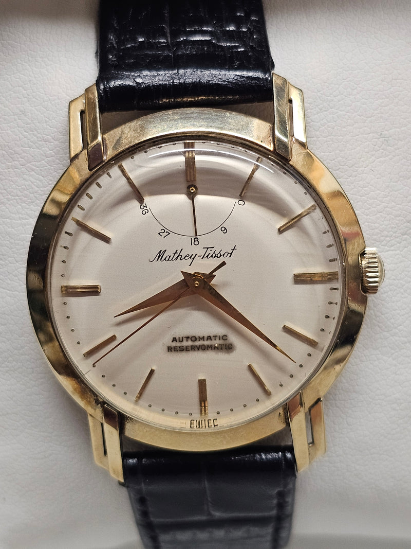 Mathey tissot 14k gold watch hotsell