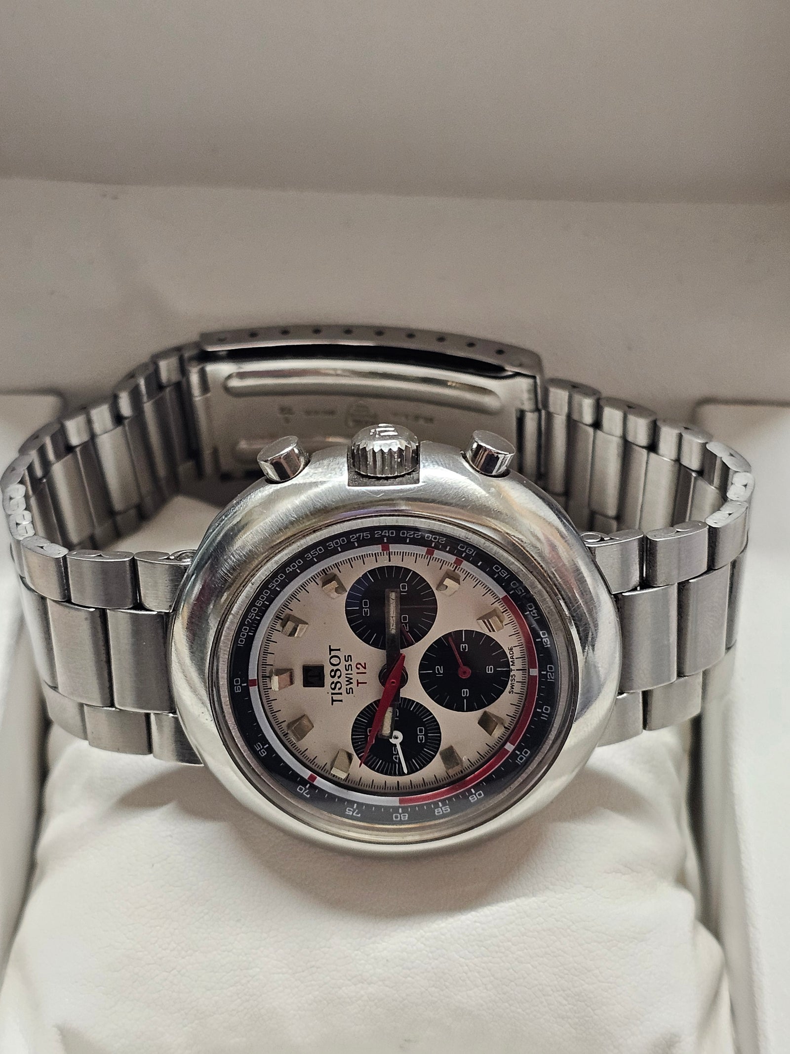 TISSOT T 12 Chronograph Steel Men s Unique Watch 12K APR w COA