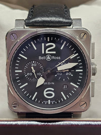 BELL & ROSS Aviation Type/ Military Spec, Steel, Men's Watch - $15K APR w/ COA!! APR57