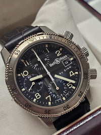 BELL & ROSS By Sinn, Chronograph, Date Feature, Men's Watch - $10K APR w/ COA!!! APR57