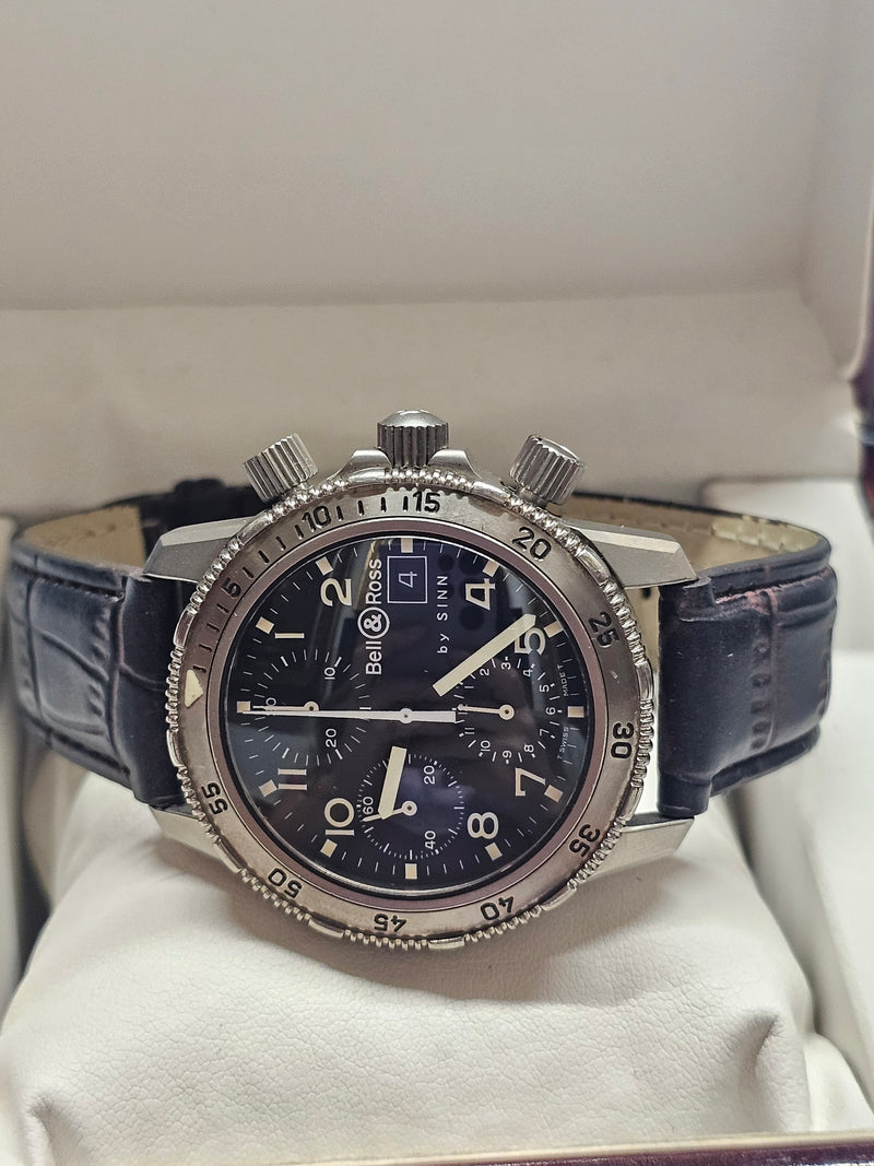 BELL & ROSS By Sinn, Chronograph, Date Feature, Men's Watch - $10K APR w/ COA!!! APR57