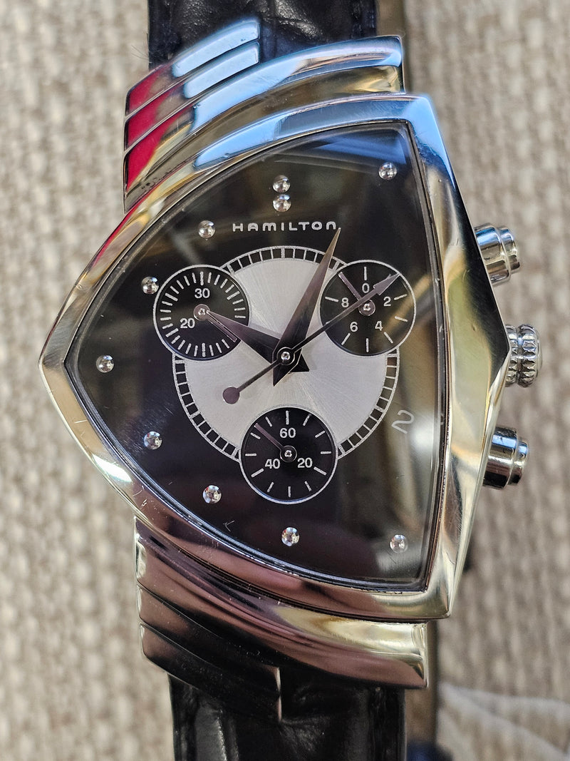 HAMILTON Beautiful Extremely Rare & Unique 1950s Men Wristwatch - $6K APR w/ COA APR 57