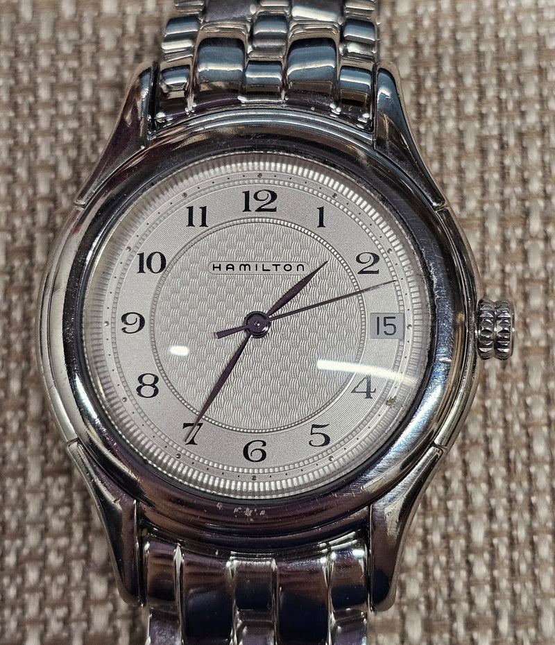 HAMILTON, Date Feature, Beautiful Stainless Steel Men's Watch - $4K APR w/ COA!! APR57