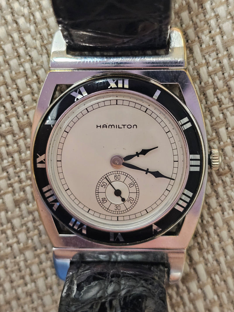 HAMILTON Beautiful 18K Gold Extremely Rare Men's Wristwatch - $13K APR w/ COA!!! APR 57