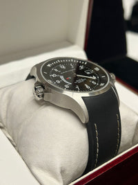 Unique Hamilton Jumbo Dual-Time 24-Hour Automatic Watch- $4k APR w/ COA! APR57